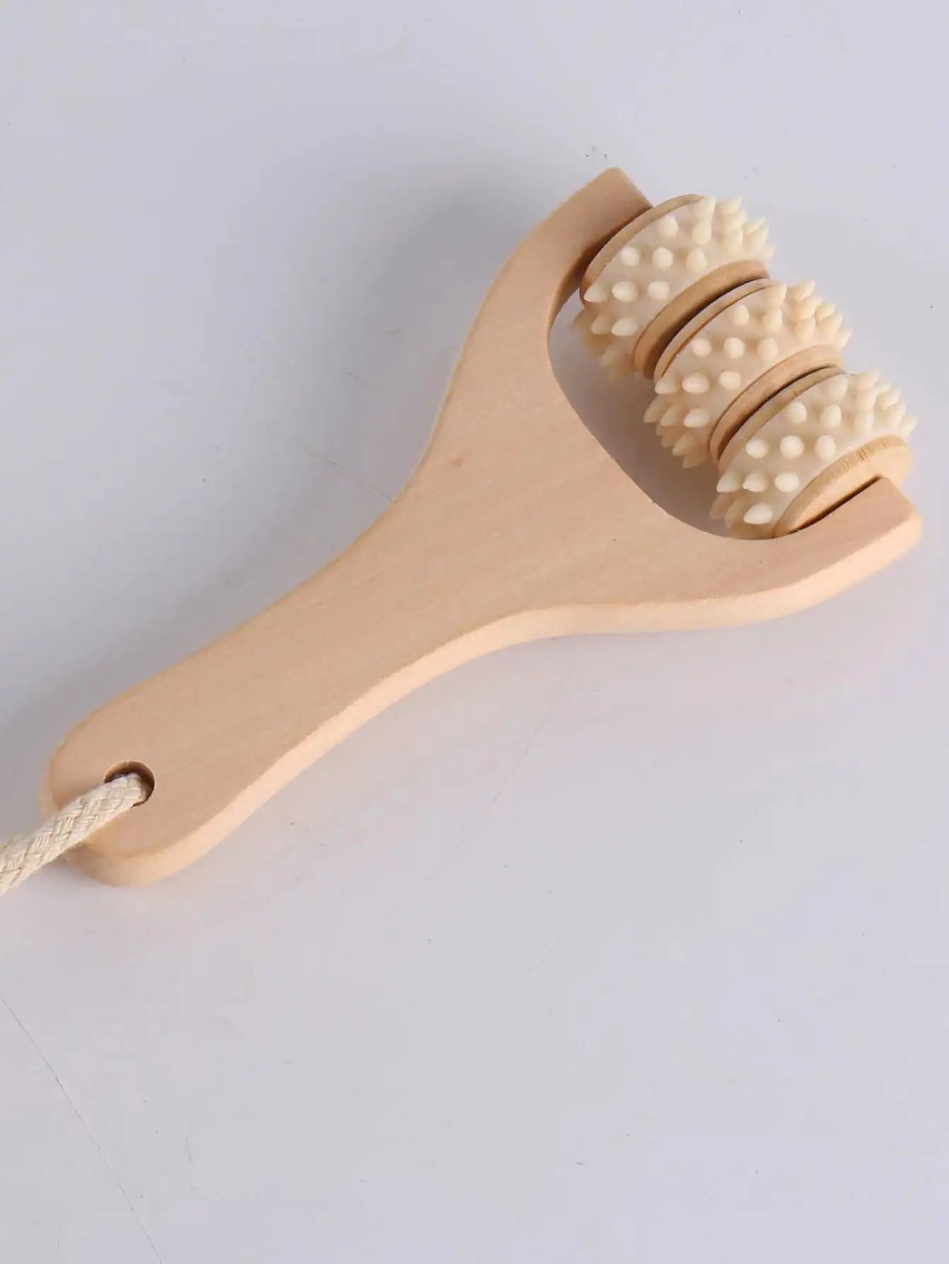 Wooden Roller Body Massager for Full-Body Relaxation