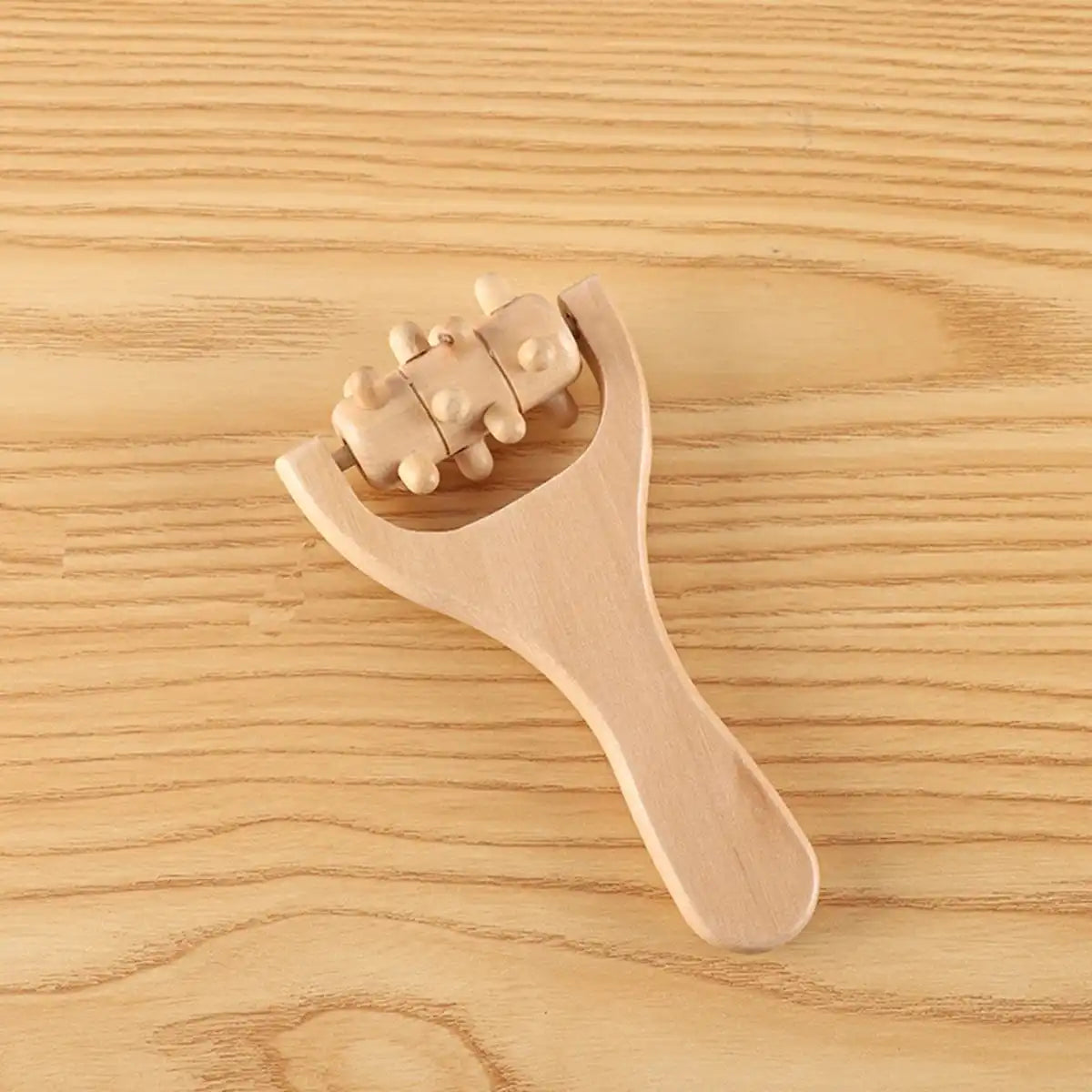 Wooden Roller Body Massager for Full-Body Relaxation